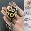 ID Card Key Chain Lanyard Clip Key Ring Retractable Pull Name Tag Recoil Badge Belt Rope Holder Heavy Duty Keyring Keychain