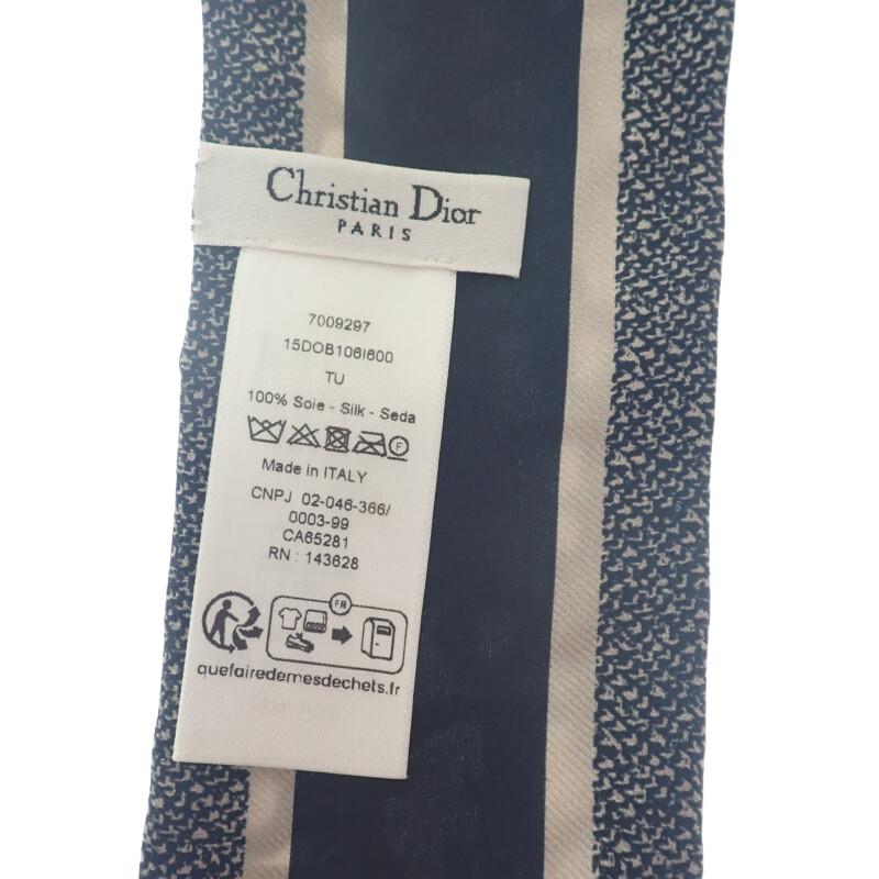 Dior  15DOB106I600 scarf Navy silk Women