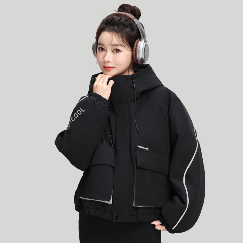 

Xuezongfei Women s Hooded Parka Down Jacket S
