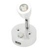 10V?30V RV Reading Light LED Spotlight Bedside Lamp 3500K Warm White for Boat Camper Trailer