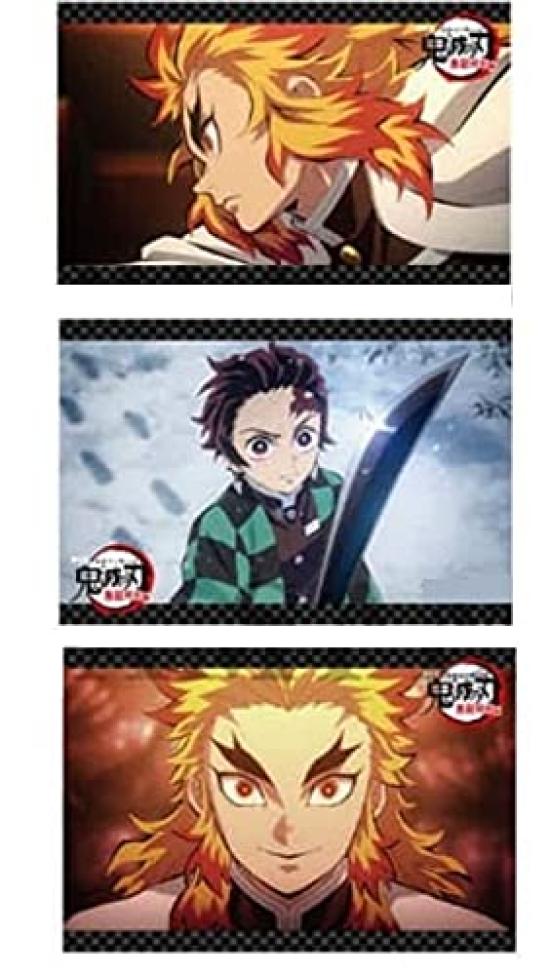 Demon Kimetsu no Yaiba the Mugen Train First Purchase Bonus Postcard Set of 3 Original Not for Sale i002 Slayer Movie -