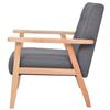 VidaXL Fauteuil Canapé Simple de Salon Siège de Salle de Séjour Meuble de Salon Chambre à Coucher Bureau Maison Intérieur 244651