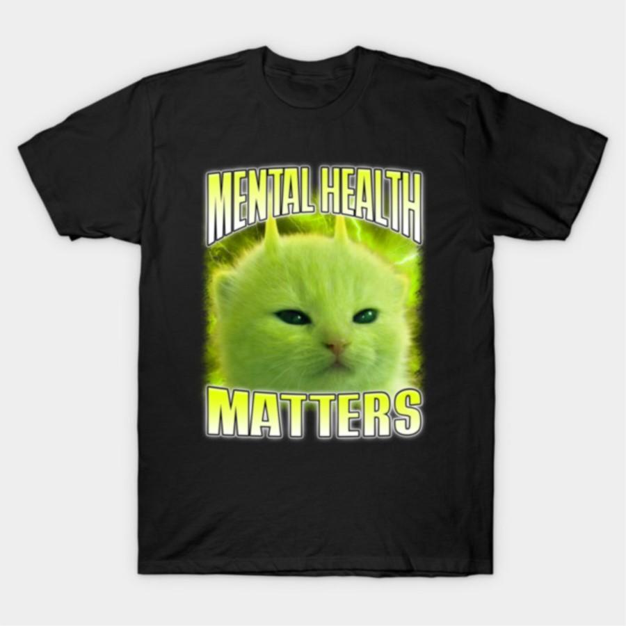 

Mental Health Matters T-shirt For Men Women 100% Cotton T Shirts Short Sleeve Tops 0403-3 - Men s Summer Cotton Graphic Tee S разноцветный