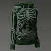 Womens Cozy Oversized Hooded Sweater With 3D Christmas Snowman Print Soft Knit Pullover Winter