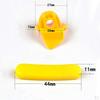 (2) Yellow 27mm Nylon Gasket Tire Changer Bird Head Pad Rim