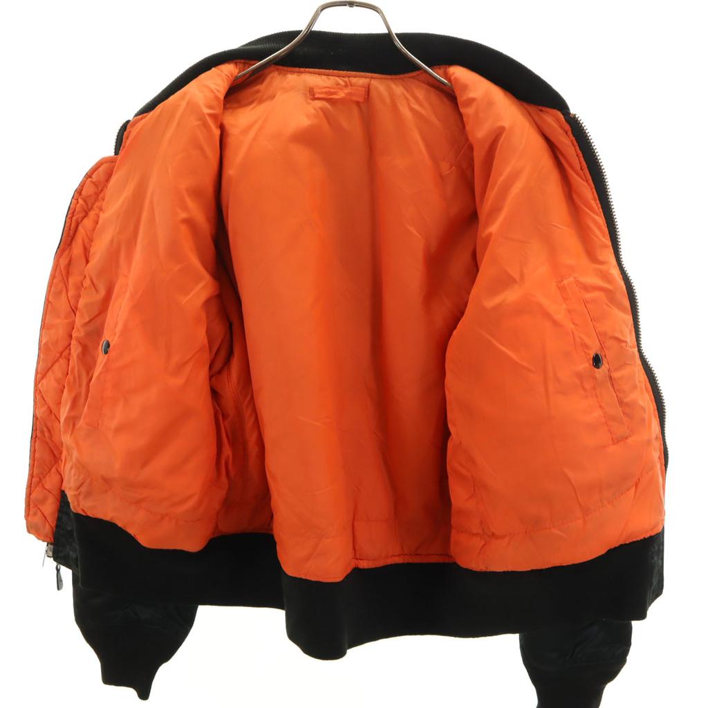 CORINTH Made in USA MA-1 Flight jacket M black Padded Military Men's Used