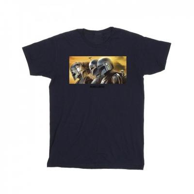 Mens The Mandalorian Painted Group T-Shirt