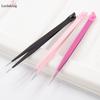 Double Headed Tweezers Multi-Use Tweezers Silicone Pressing Head Nail Clipping Tool Take Sticker Tape Crystal Manicure Tools