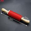 Silicone world Non-Stick Silicone Rolling Pin Wooden Handle Fondant DIY Pastry Dough Flour Roller Kitchen Baking Cooking Tools