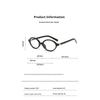 2025 Glasses Frame Nerd Oval Fashion Flat Mirror  Version Versatile Plain Faced Women's