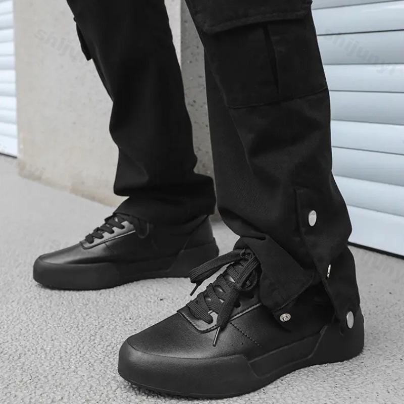Fashion 2025 New Autumn Niche Design Casual Thick Soled Non Slip Shoes for Men Fashion Trend Comfortable Low Top Lace Up Chunky Sneakers