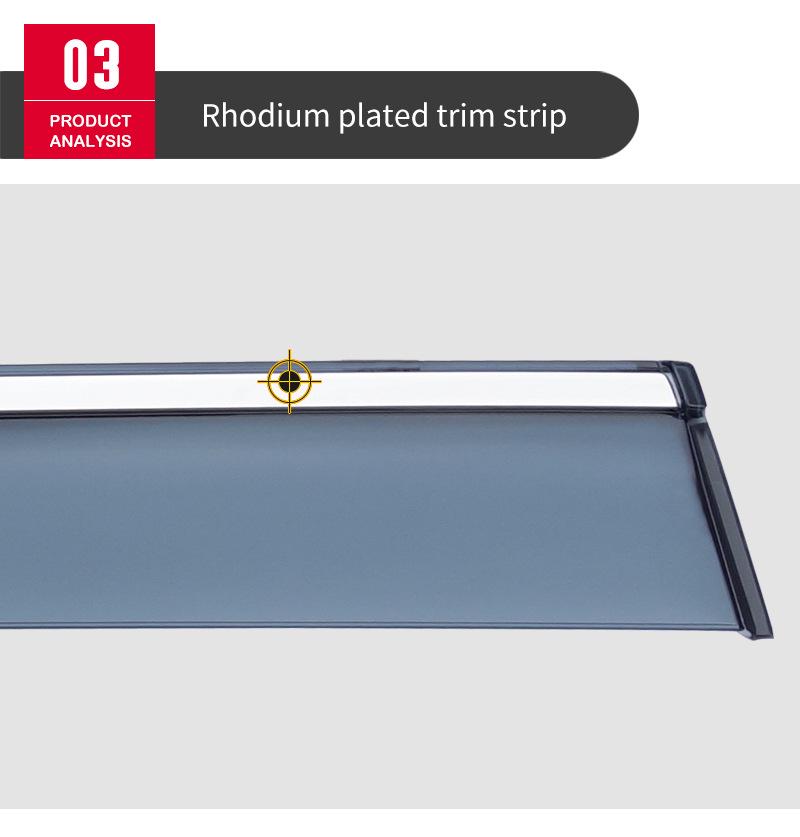 MG Urban Car Window Rain & Sun Visor Deflector
