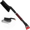 Snow Brush with Detachable Ice Scraper for Car Flexible Snow Remover and Windshield Cleaning Tool with Wide Bristle Brush - Winter Sweeper for Auto,