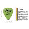 30/50PCS Colorful Guitar Picks Portable Box Package Multiple Thickness Mix Musical Instrument Practice Performance Accessory ZYF