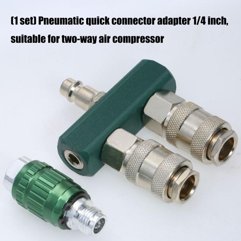 Durability Zincs Pneumatics Quickly Connectors Adapter for Air Compressors And Pneumatics Tool
