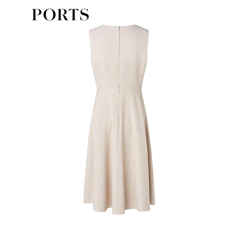 Ports Women's Sleeveless Knitted Plaid Dress