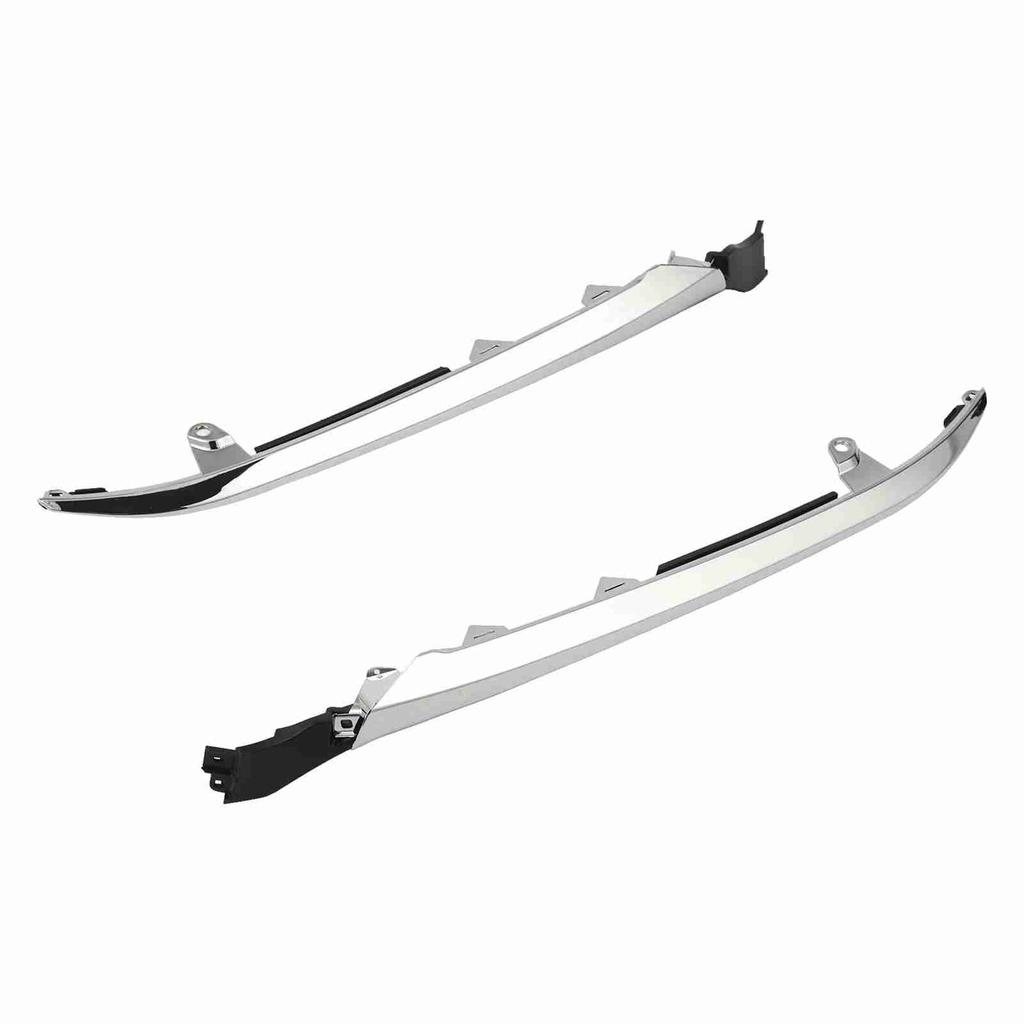 2PCS Front Bumper Grille Molding Trim Stylish 71167TVAA01 Headlight Trim for Accord 2018 to 2021