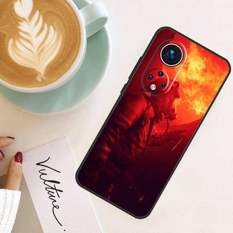 Firefighter Heroes For Honor Magic 7 Lite 6 8 Pro Case For Honor 400 200 50 70 90 X8c X8b X9a X9b X9c X9d Win RT