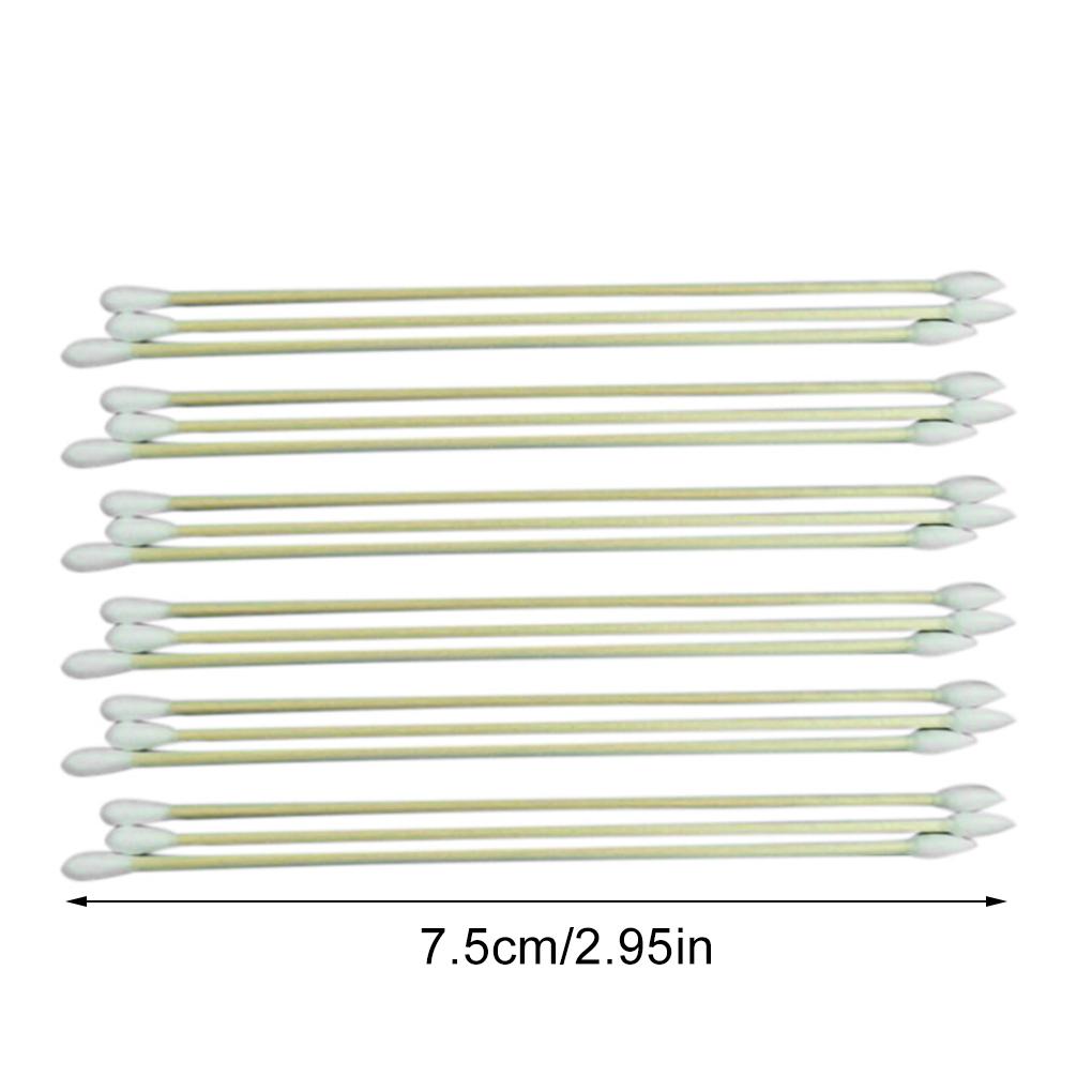 100 Pieces 100X Cotton Swab Double-end Makeup Rods Multipurpose Professional Serviceable Practical Beauty Tools Cleaning