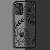 Phone Cover Case for Samsung Galaxy A16 A15 A17 A52 A35 A52S A72 A56 A55 A14 A23 A53 A54 A73 A33 A34 A36 Creative Art Flower