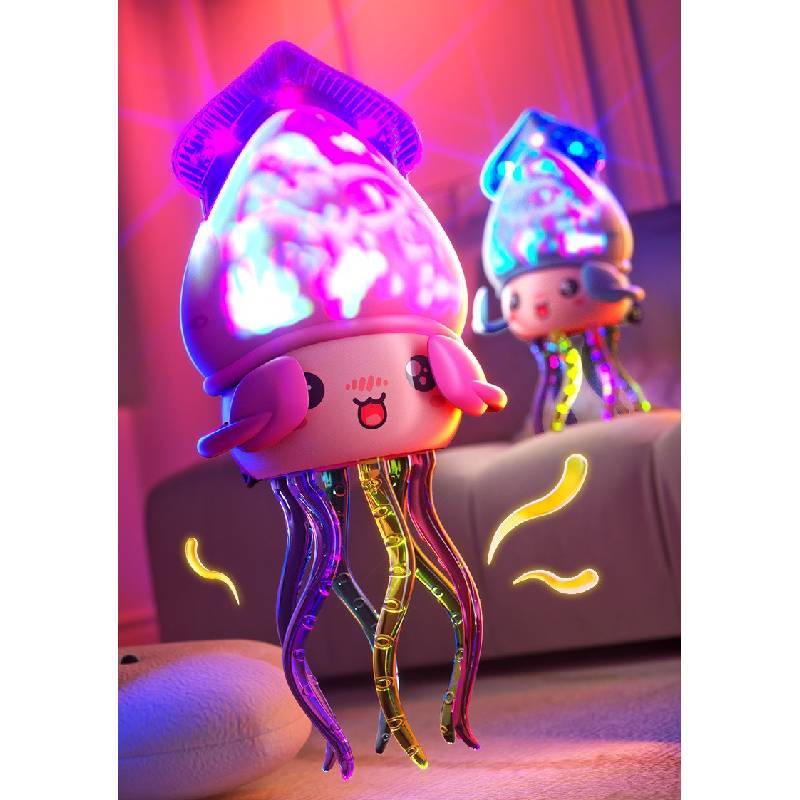 Dancing Squid Toy With Light Sound Music For Kids Learning And Play