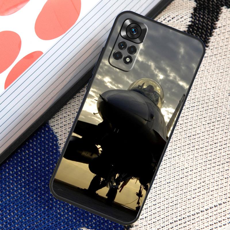 

Aircraft Jet Airplane Case For Xiaomi Redmi Note 13 14 12 11 10 Pro 11S 12S Redmi 13 15 14C 13C 15C 10C 12C Funda Redmi 12 4G