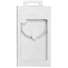 White Beaded Bracelet with Charm