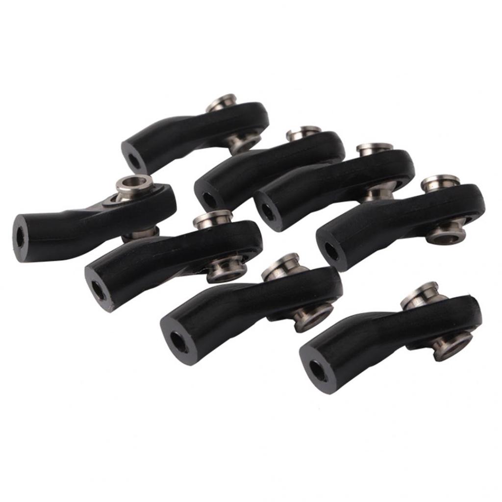 Levigo Set 8 Pezzi Tiranti In Ottone Per Sterzo RC - Compatibili Con AXIAL 1/24 AX24 XC-1, Parti Di Aggiornamento In Oro/Nero - 4