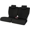 Bonform 4040-27BK Seat Cover, Skinny Knit, Light Car, Washable, -Repellent Material, Compatible with Rear Seat Belts, Elastic Fabric, Black