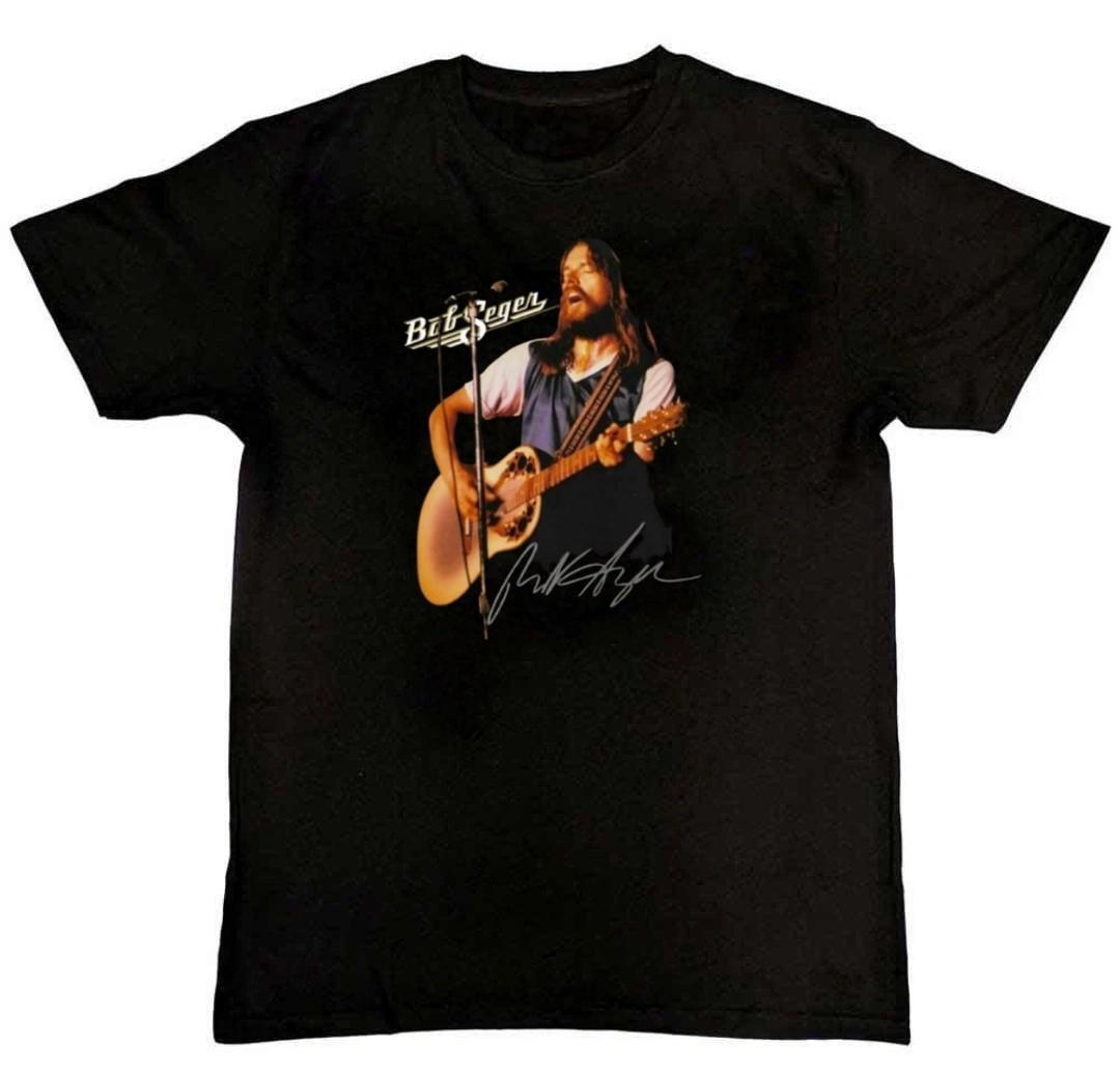 Bob Seger Signature Graphic Print Mens T-Shirt L