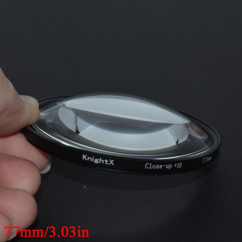 KnightX Macro Close Up Lens Filter +10 Close-Up 52mm 58mm 62mm 77mm for Canon Nikon Sony a6400 accessoires DSLR Camera