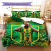 KVMechelen Pattern Bedding Quilt Set Quilt Cover Pillowcase Home Decoration Birthday Gift (1 * duvet cover + 2 * pillowcase, without core)