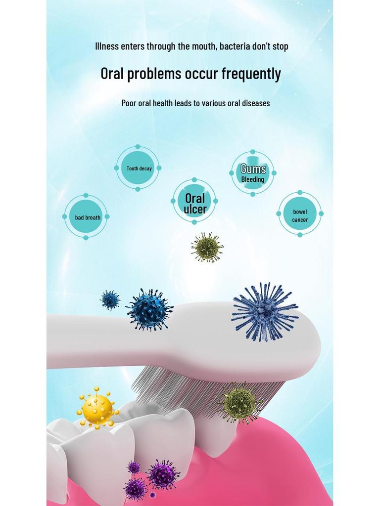 2023 Ultraviolet Toothbrush Sterilizer Rack - No-Drill Installation