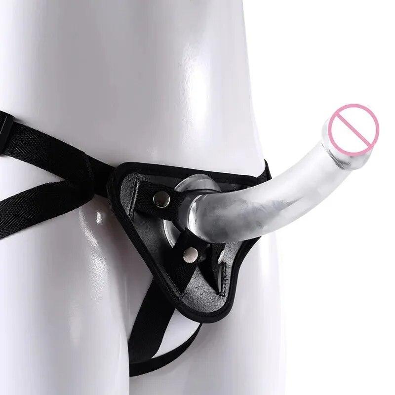 Men Strap On Dildo Panties Wearable Massager Penis Penetration For Couples Dildos Lesbian Cock Gay Harness Women Realistic Sex