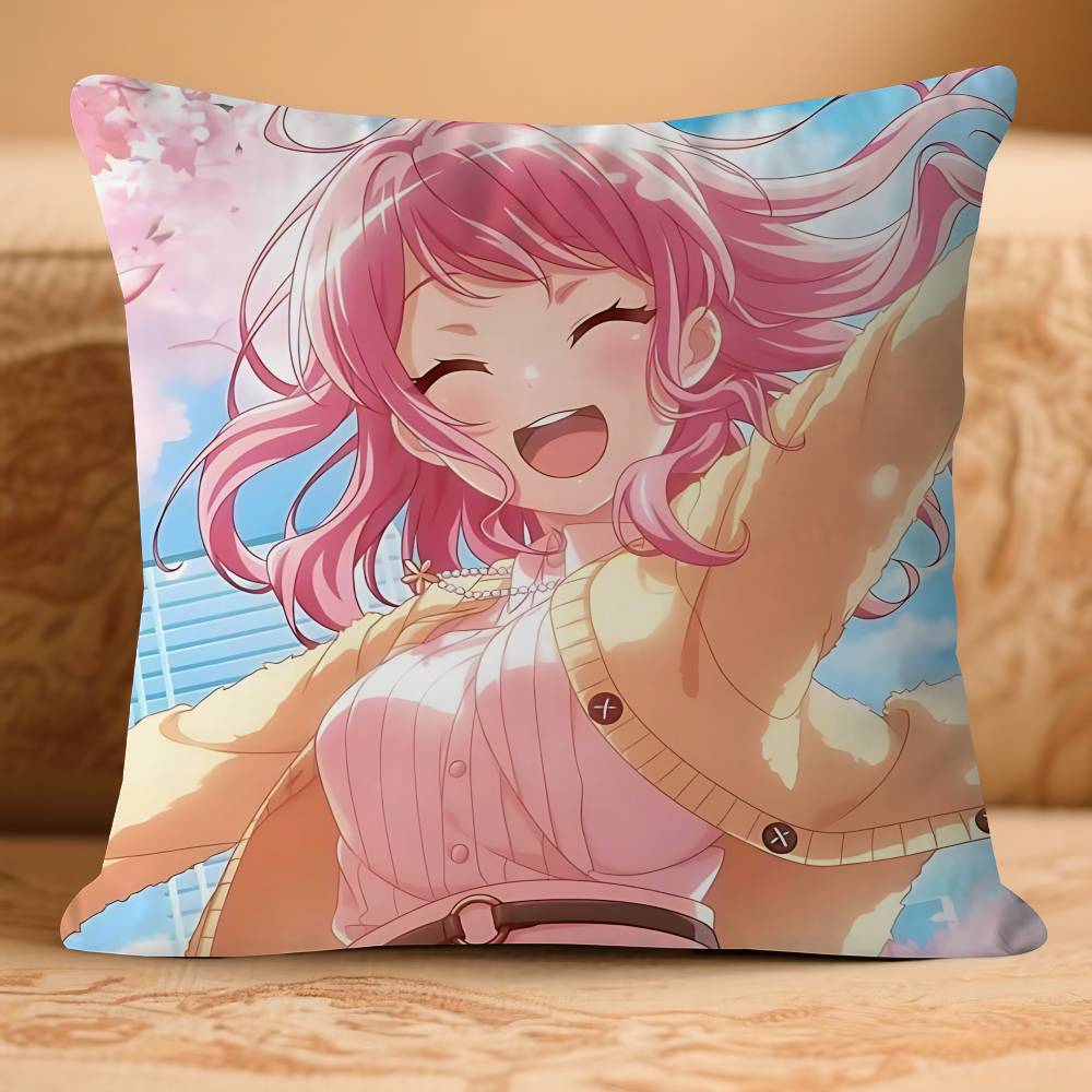 Anime Hololive SakuraA Pillow Case Removable Washable Cushion Cover – All-Season Soft Linen