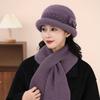 New Winter Pot Hat Rabbit Hair Women Winter Warm Plus Velvet Thickened Wool Knit Hat Fashionable Ear Protection