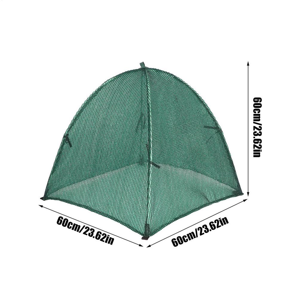 23x23x23Inch Pop Up Plant Shade Tent Sunblock Mesh Plant Shade Gardening Net Cover for Tomato Strawberry Vegetable Chicken Coop