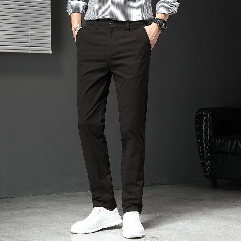 PLAYBOY Men's Straight-Leg Casual Business Pants