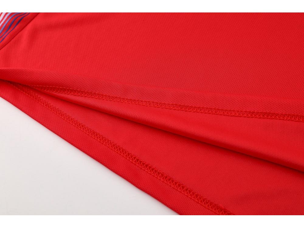 Maillot d'entraînement de football à manches courtes et séchage rapide pour hommes, étudiants et enfants