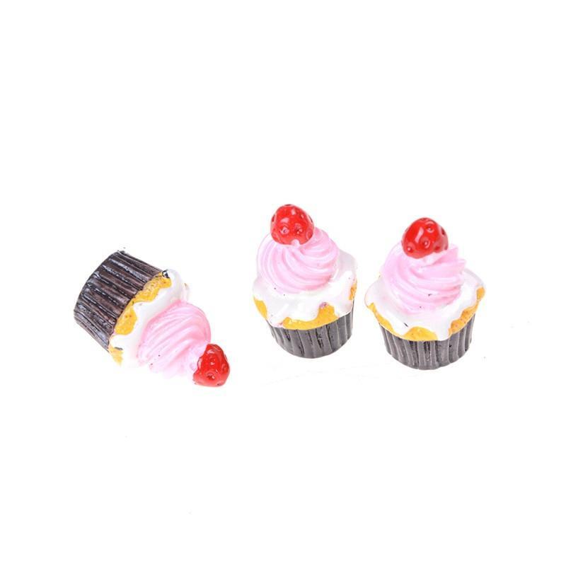 3Pcs Strawberry Cakes Miniature Food Models Dollhouse Accessories PiCWIC 3Pcs Strawberry Cakes Miniature Food Models Dollhouse Accessories PiCWIC