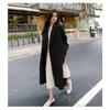 Abrigo de Lana Gris de Alta Gama para Mujer Coreano - Estilo Hepburn Otoño/Invierno 2025 Longitud Media