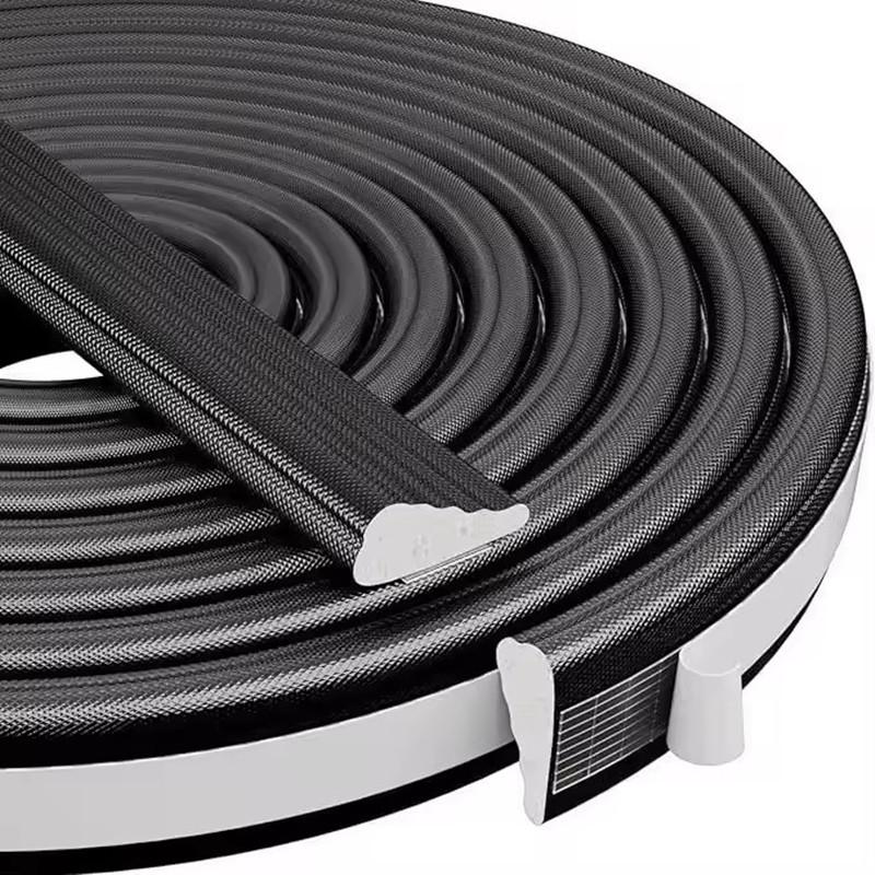 

5M New Window Weather Wedge Seal Strip Acoustic Foam Sealing Strip for Door Windows Windproof Soundproof Cotton Seal Gap Filler чёрный