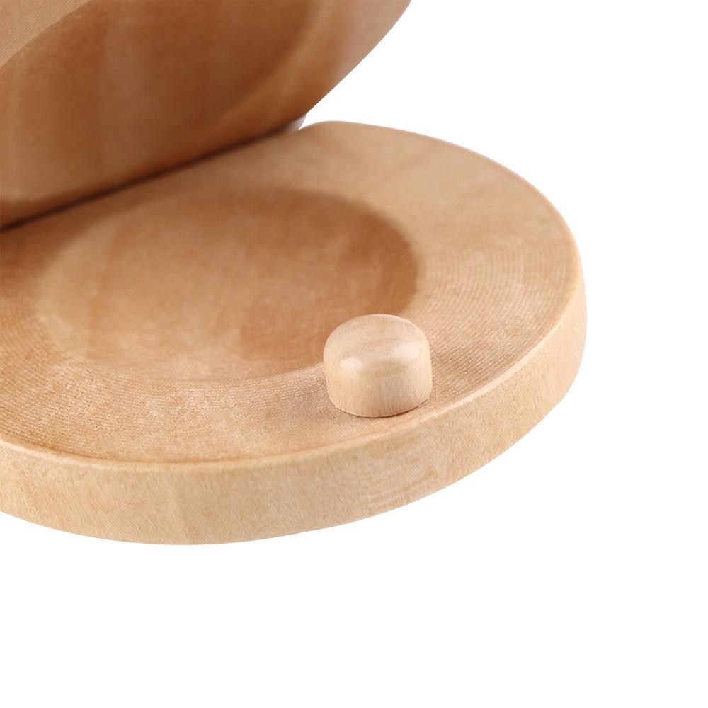 Educational Child's Listening Ability Wooden Percussion  Castanets Musical Instrument