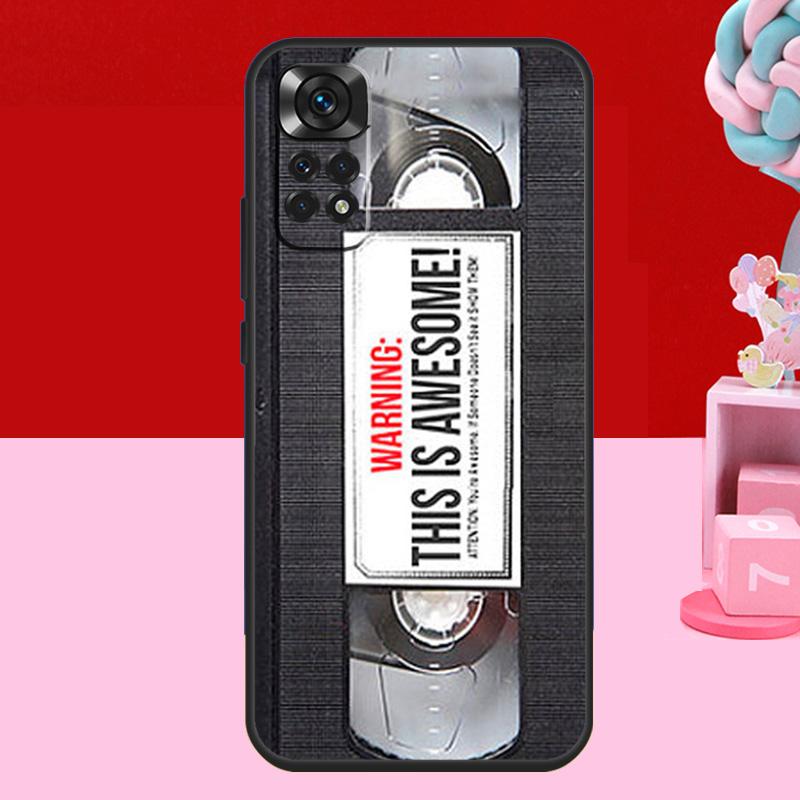 

Art Cassette Tape Design Case For Xiaomi Redmi Note 11 10 12 13 14 15 Pro Plus Redmi 15 C 14C 10C 12C 13C Soft Cover Redmi Note 13 Pro 4G