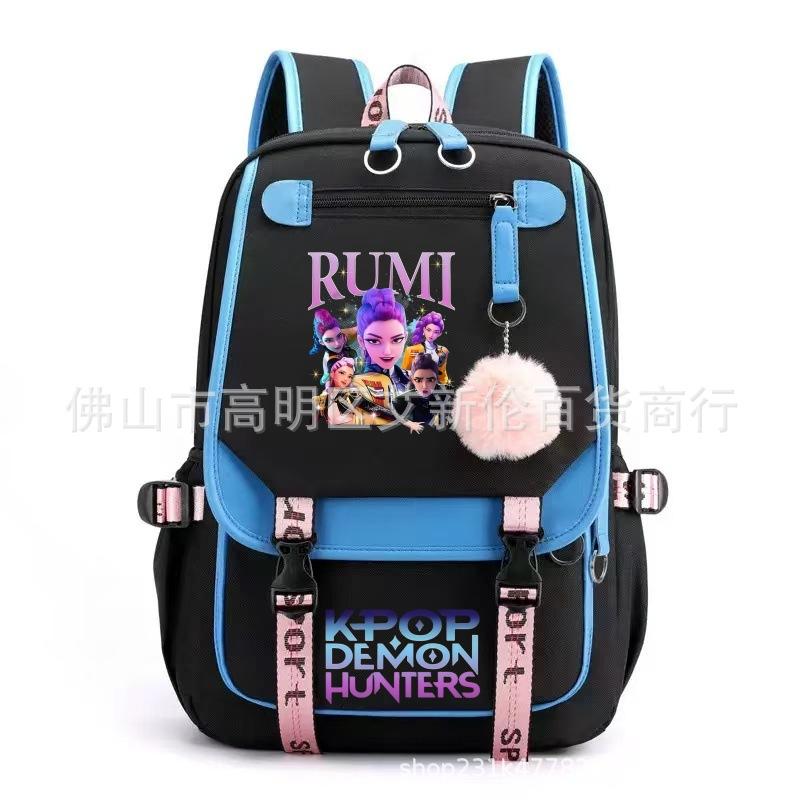 Witch Hunters Printed School Bag College Wind Large Capacity Junior High School Student Backpack