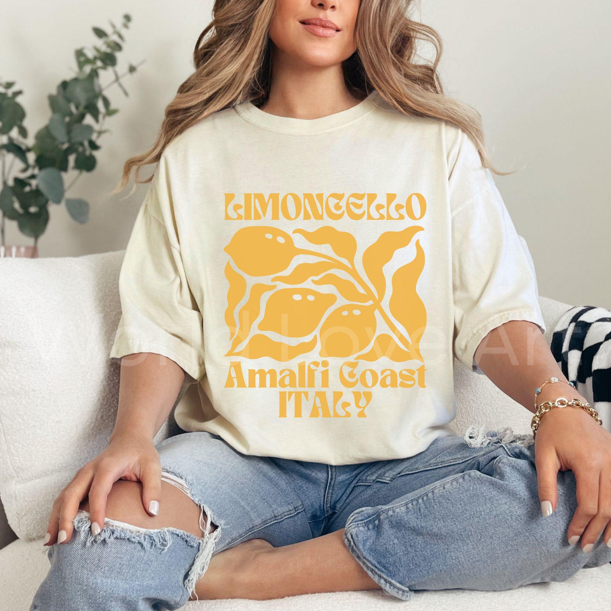 Plus Size Summer Womens Vintage Limoncello TShirt  Cotton Breathable Stylish Versatile Street Style Oversized XL