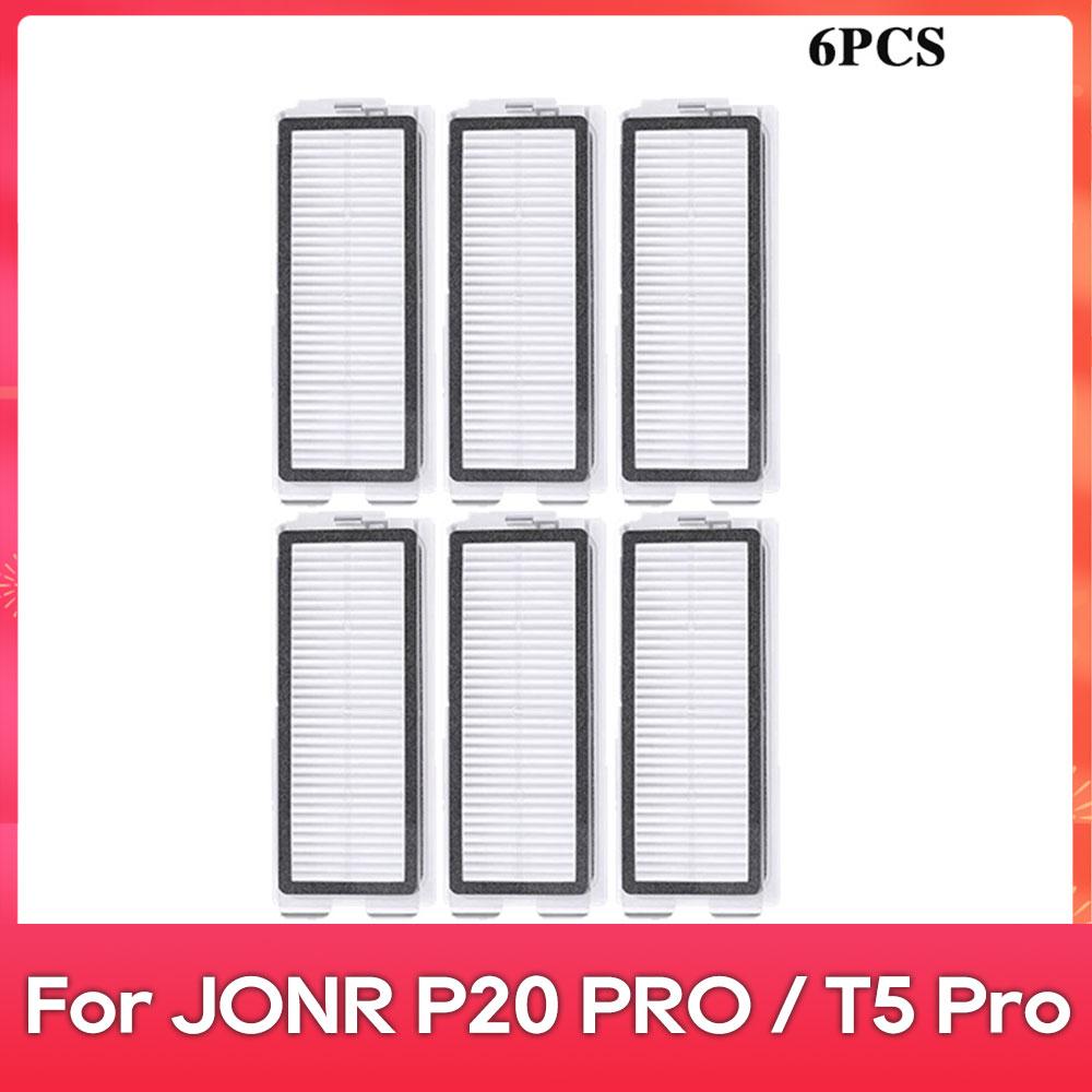Passend für JONR P20 PRO / T5 Pro Roboter Staubsauger Zubehör Haupt-Seitenbürste Hepa-Filter Mopptuch Staubbeutel Ersatz