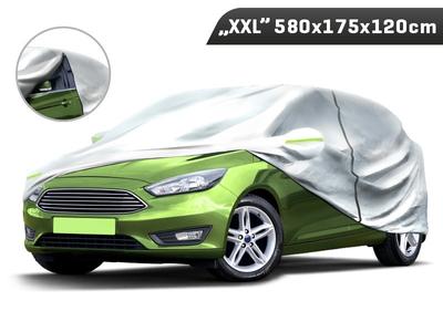 Car cover "XXL" 580x175x120 cm, 3 layers, reflectors, zipper at door