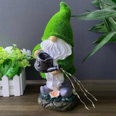 Solar LED Zwerg Ornament Gesichtsloser Älterer Mann Auto Ein/Aus Wasserdicht