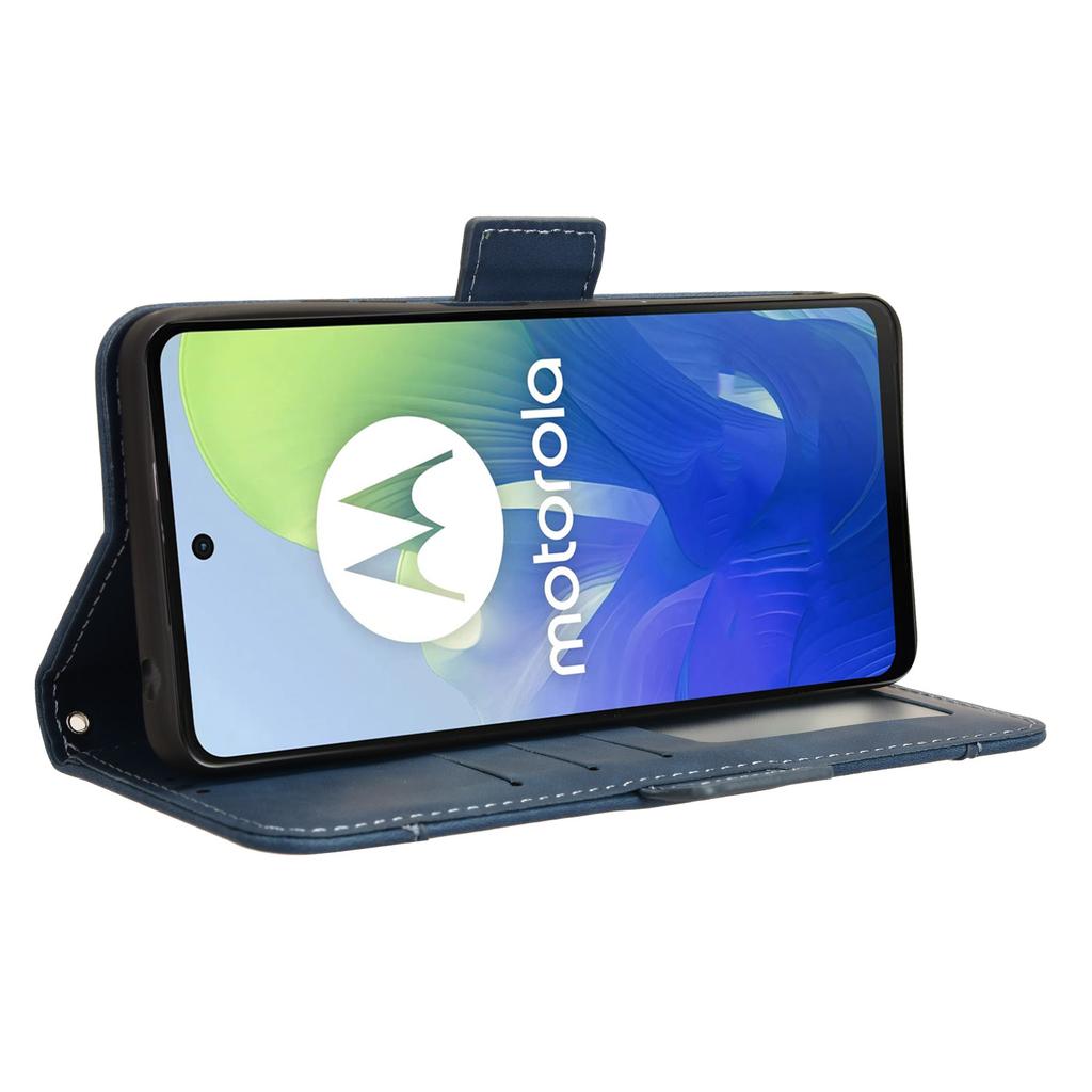 Für Motorola Moto G24 Power/E14 4G/G04 4G/G24 4G/G04s 4G Magnetische Hülle Leder Kartenfächer Handyhülle